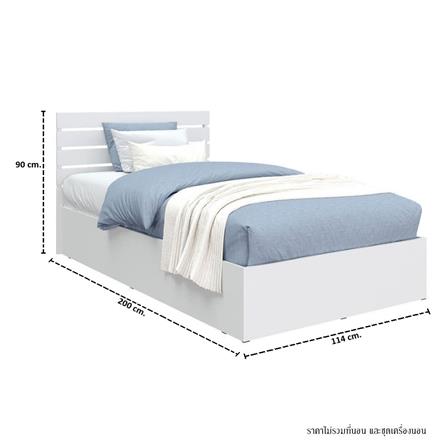 ชุดห้องนอน 3.5 ฟุต KONCEPT HAVE 59064089 สีขาว_5