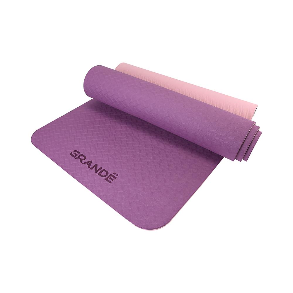 เสื่อโยคะ GRANDE TPE สีชมพู/ม่วง