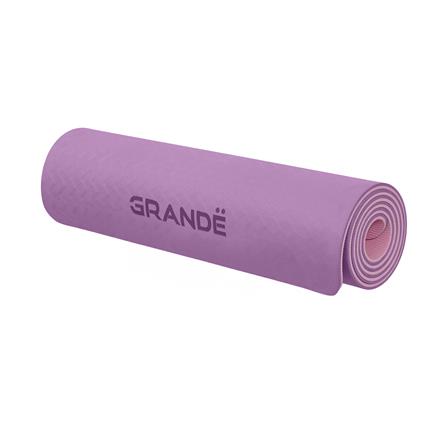 เสื่อโยคะ GRANDE TPE สีชมพู/ม่วง_4