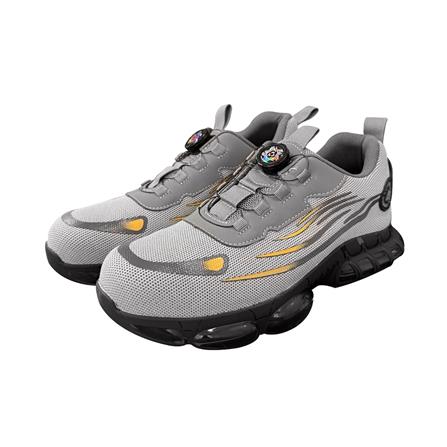 รองเท้านิรภัยผ้า พื้นยาง DEXZON Z02 เบอร์ 42 สีเทา_0