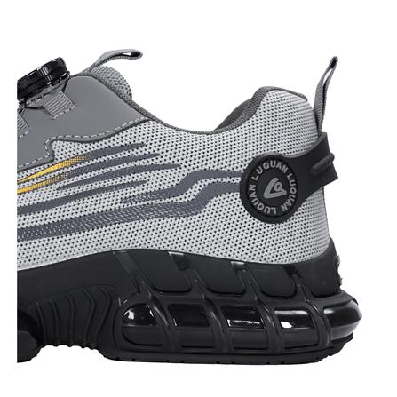 รองเท้านิรภัยผ้า พื้นยาง DEXZON Z02 เบอร์ 42 สีเทา_6