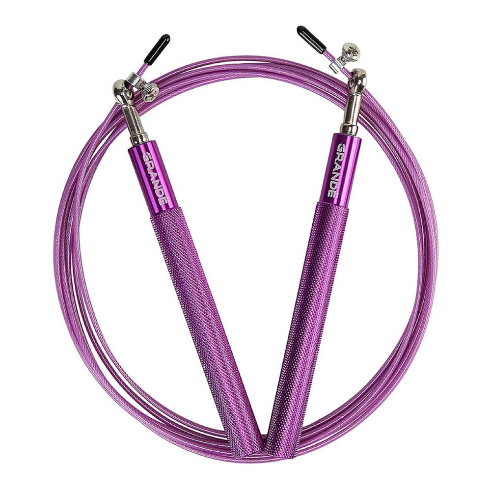 เชือกกระโดด GRANDE เชือกเหล็ก สีม่วง