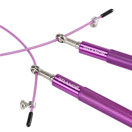 เชือกกระโดด GRANDE เชือกเหล็ก สีม่วง_4
