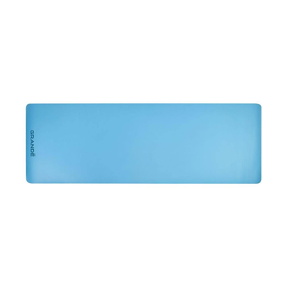 เสื่อโยคะ GRANDE PU TPE สีฟ้า/ดำ