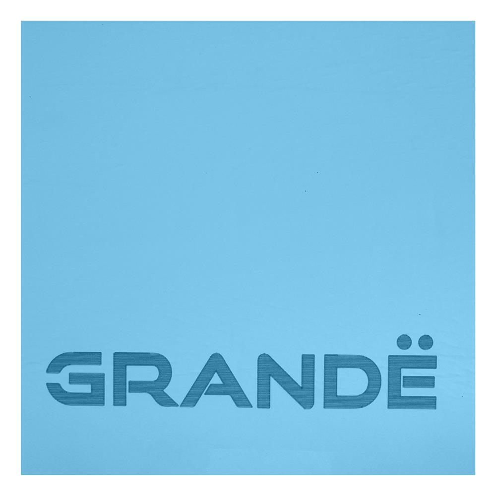 เสื่อโยคะ GRANDE PU TPE สีฟ้า/ดำ