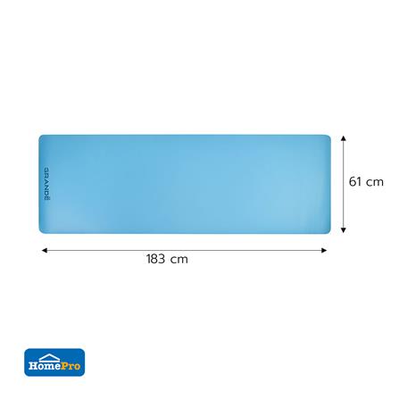 เสื่อโยคะ GRANDE PU TPE สีฟ้า/ดำ_10