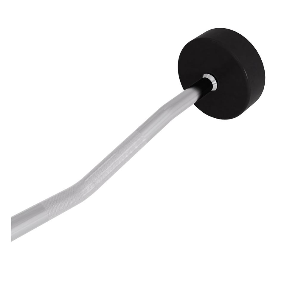 บาร์เบลแกนหยักหุ้มยาง IVADE 20 กก. (1 ชิ้น)