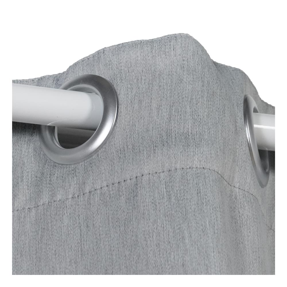 ผ้าม่าน EYELET HOME LIVING STYLE SOLID UV 130X160 ซม. สีเทา