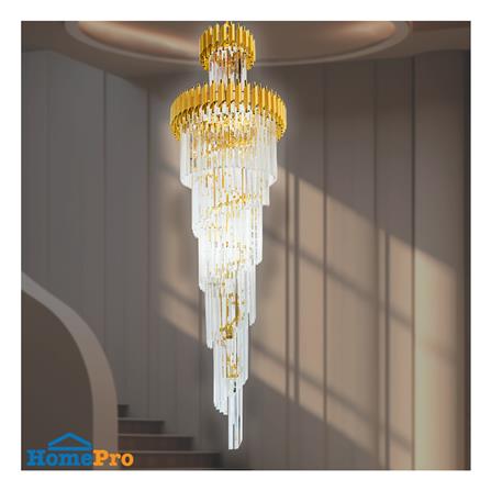 ไฟช่อ L&E CS-00580 สีทอง/ใส 20 หัว_1