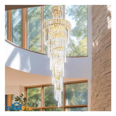 ไฟช่อ L&E CS-00581 สีทอง/ใส 22 หัว_1