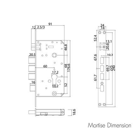 กลอนดิจิตอล ESTHER EAE-09-412-5 สีดำ_5
