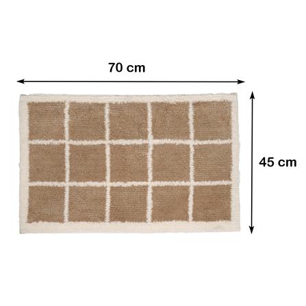 พรม HOME LIVING STYLE GRITT 45x70 ซม. สีน้ำตาล_6