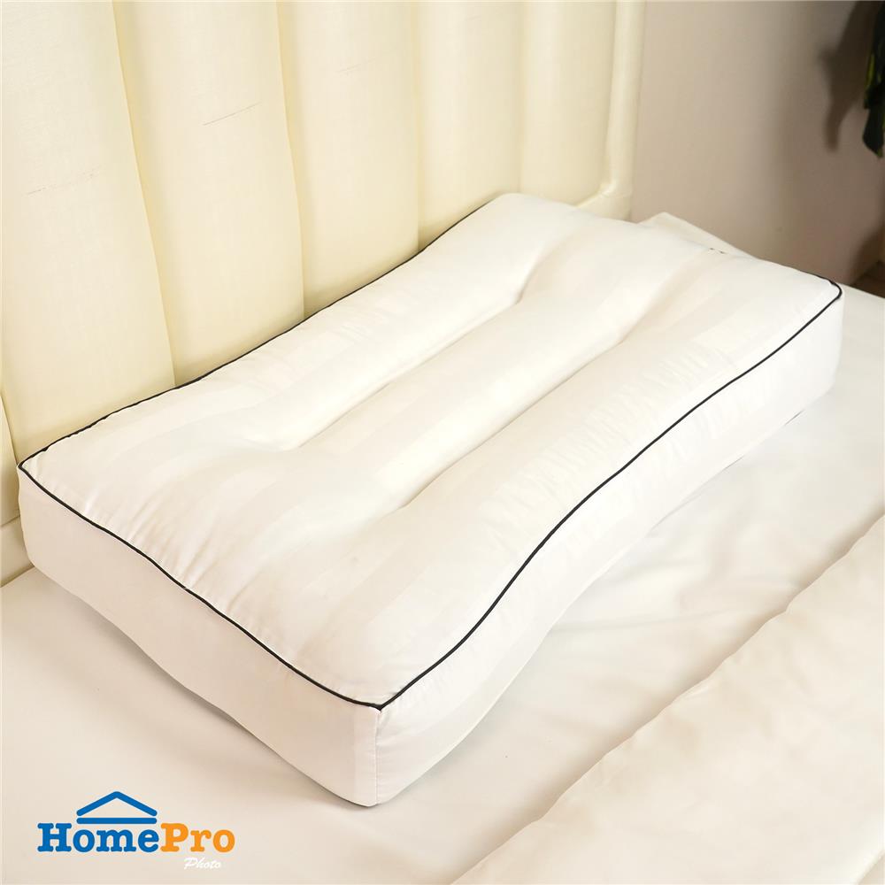 หมอนสุขภาพ ใยสังเคราะห์ HOME LIVING STYLE EASY 15x24 นิ้ว สีขาว