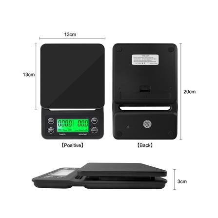 เครื่องชั่งกาแฟ KOF BAKE MS-K07 3 กก. สีดำ_8