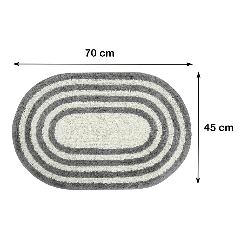 พรม HOME LIVING STYLE ANNABAL 45x70 ซม. สีเทา