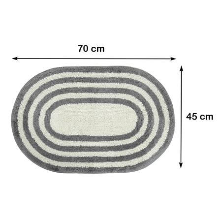 พรม HOME LIVING STYLE ANNABAL 45x70 ซม. สีเทา_6