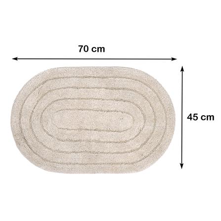 พรม HOME LIVING STYLE CT-CLOUD 45x70 ซม. สีเบจ_6