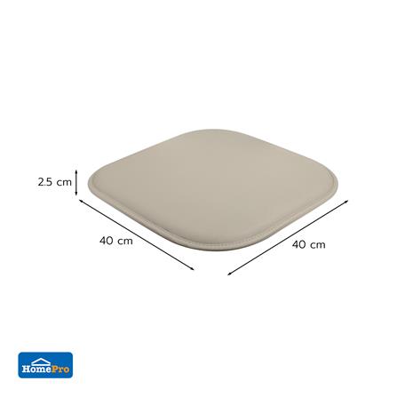 เบาะรองนั่ง HOME LIVING STYLE HADO 16x16 นิ้ว สีน้ำตาล (แพ็ก 2 ชิ้น)_7