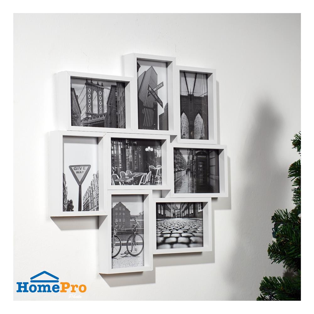 กรอบรูป 8 ช่อง SNAZZ STREET สีขาว