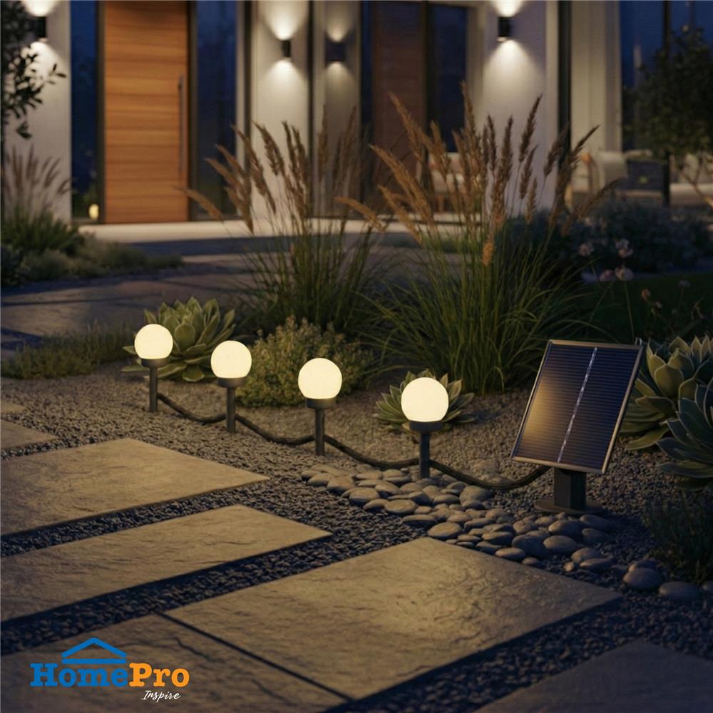 ไฟจัดสวน SOLAR CARINI BT1239B-4 3 วัตต์ DAYLIGHT สีดำ