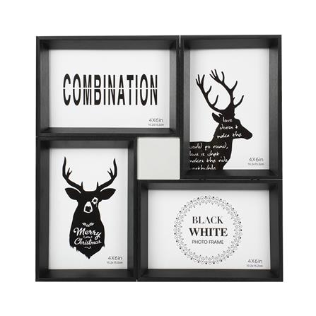 กรอบรูป 4 ช่อง SNAZZ DEER สีดำ_0