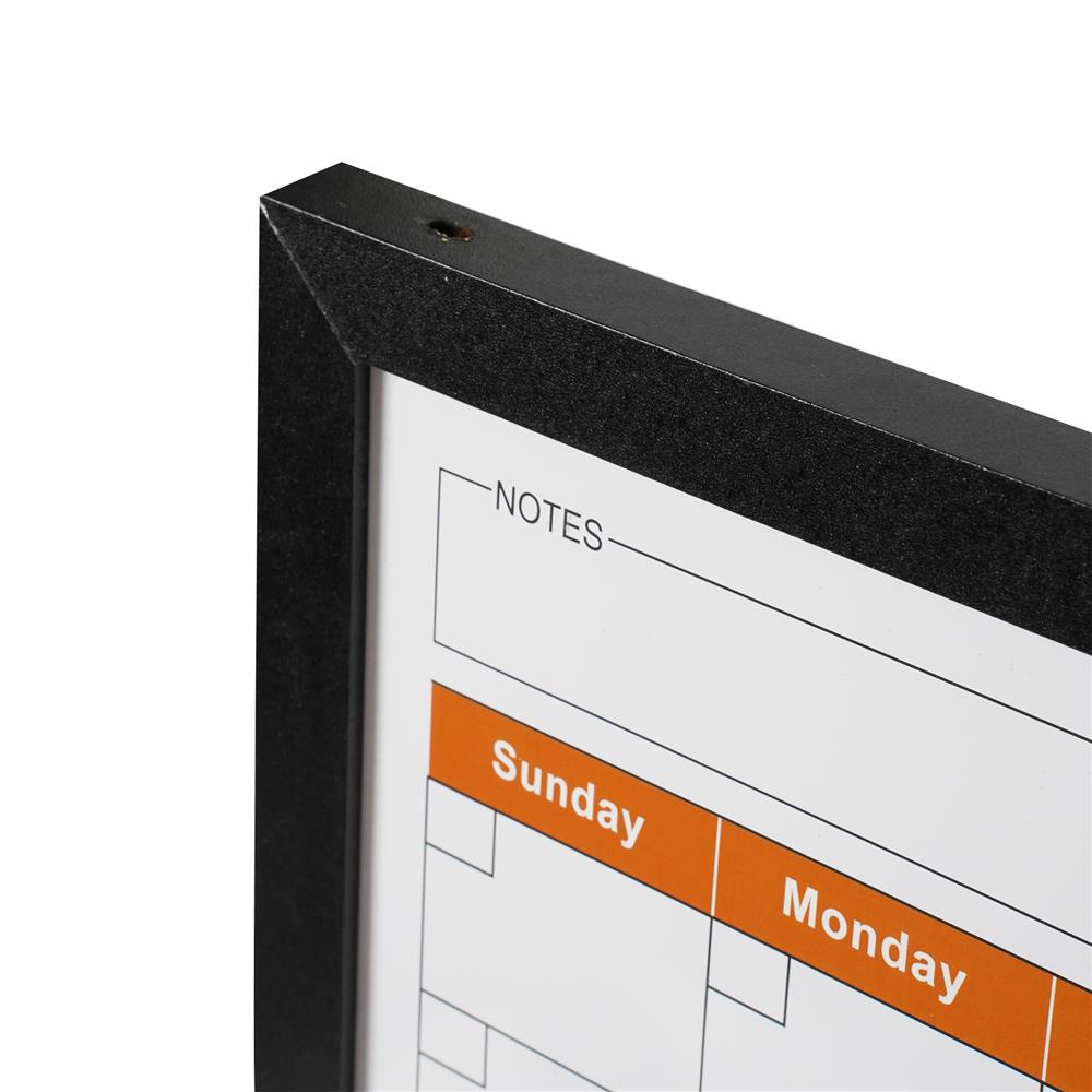 กระดานไวท์บอร์ดไม้ก๊อก SNAZZ CALENDAR 45x35 ซม. สีดำ