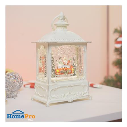 ของตกแต่งกล่องดนตรี SNAZZ CHRISTMAS CAR 10.5x21.5 ซม. สีขาว_3