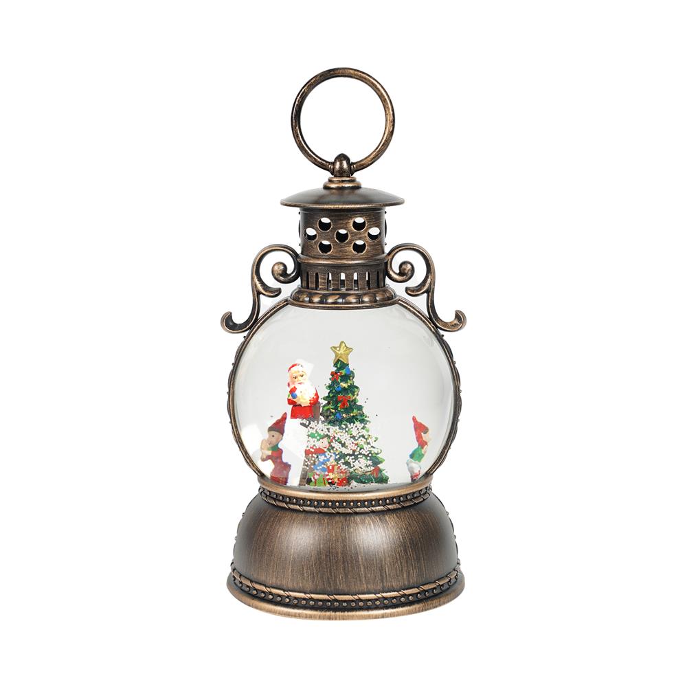 ของตกแต่งกล่องดนตรี SNAZZ CHRISTMAS PINE LAMP 11x20 ซม. สีดำ