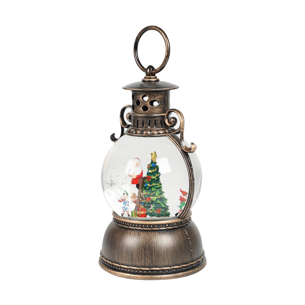 ของตกแต่งกล่องดนตรี SNAZZ CHRISTMAS PINE LAMP 11x20 ซม. สีดำ