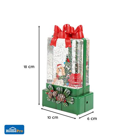 ของตกแต่งกล่องดนตรี SNAZZ LOVELY DOG 10x18 ซม. สีเขียว_7