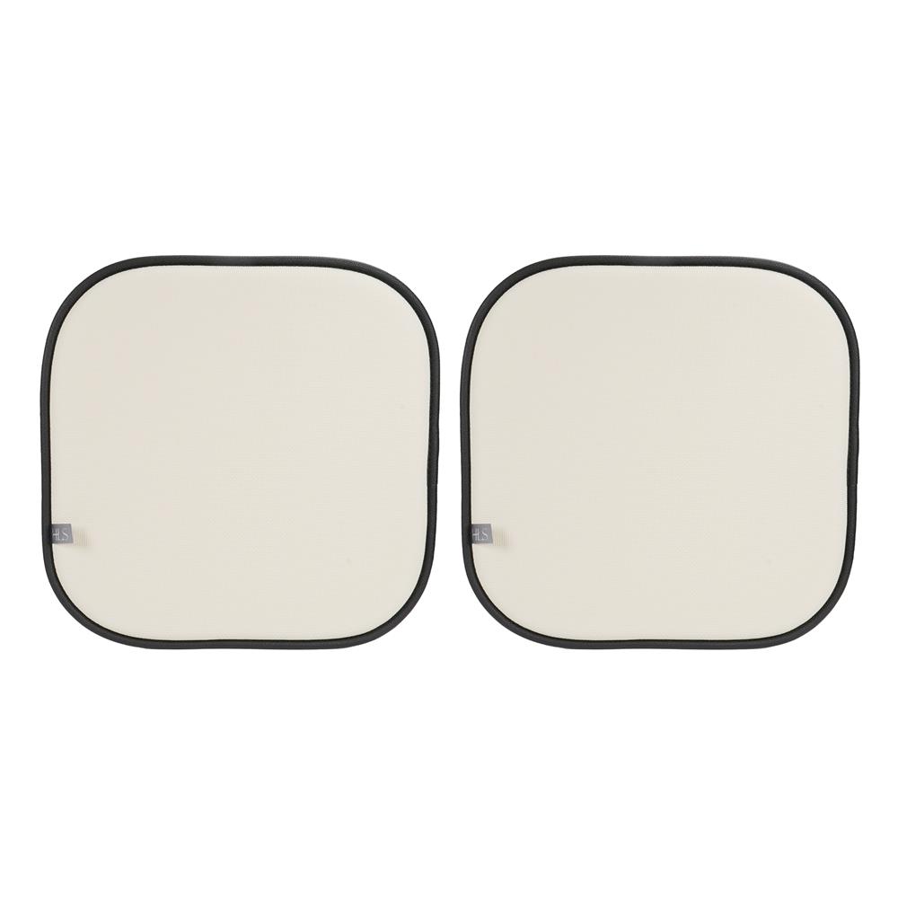 เบาะรองนั่ง HOME LIVING STYLE HADO 16x16 นิ้ว สีดำ (แพ็ก 2 ชิ้น)