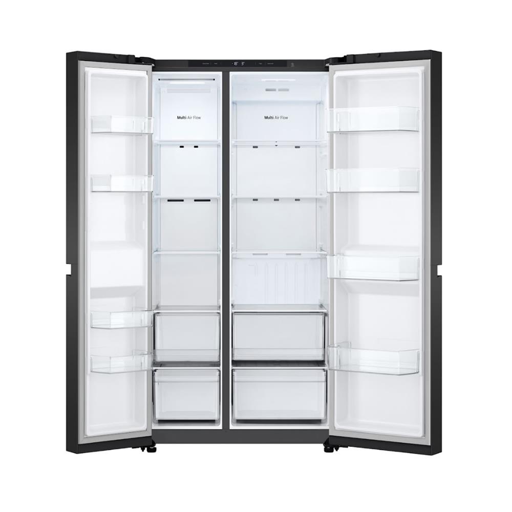 ตู้เย็น SIDE BY SIDE LG GC-B257KGHW.ABMPLMT 23.4 คิว สีดำ