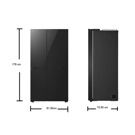 ตู้เย็น SIDE BY SIDE LG GC-B257KGHW.ABMPLMT 23.4 คิว สีดำ_7