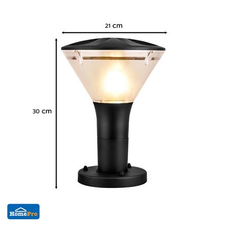 ไฟหัวเสา CARINI 920F สีดำ_5