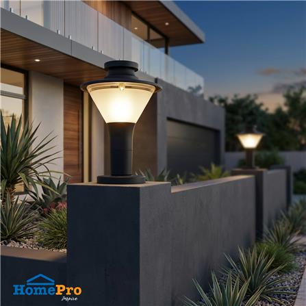 ไฟหัวเสา CARINI 921F สีดำ_3