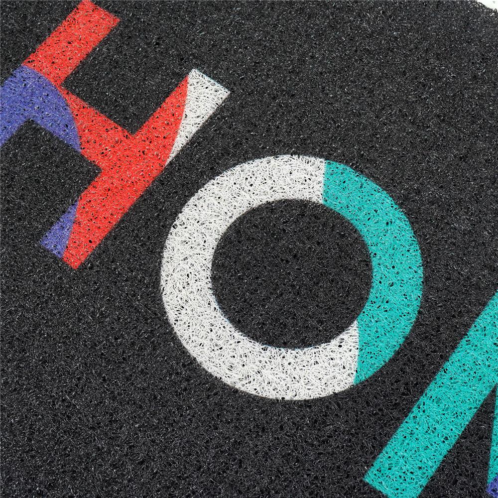 พรมเช็ดเท้าดักฝุ่น SNAZZ HOME 45x75 ซม. สีดำ