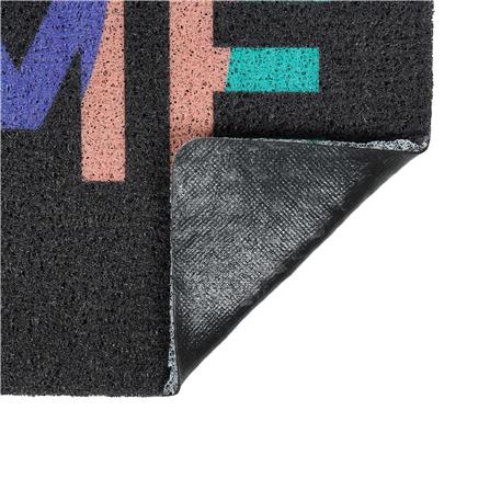 พรมเช็ดเท้าดักฝุ่น SNAZZ HOME 45x75 ซม. สีดำ_1