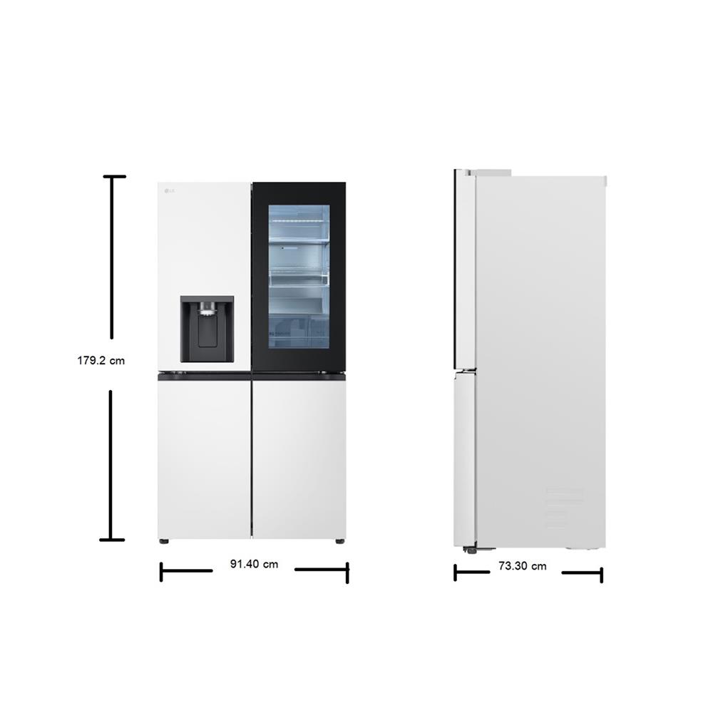 ตู้เย็น MULTI DOOR LG GC-G24FFQKB.AEEPLM1 22.5 คิว สีเบจ