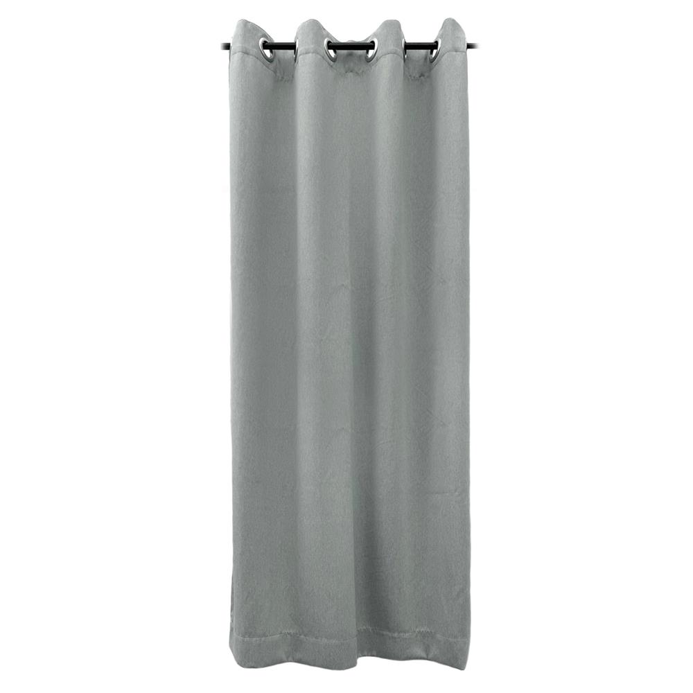 ผ้าม่าน EYELET HOME LIVING STYLE SOLID UV 130x220 ซม. สีเทา