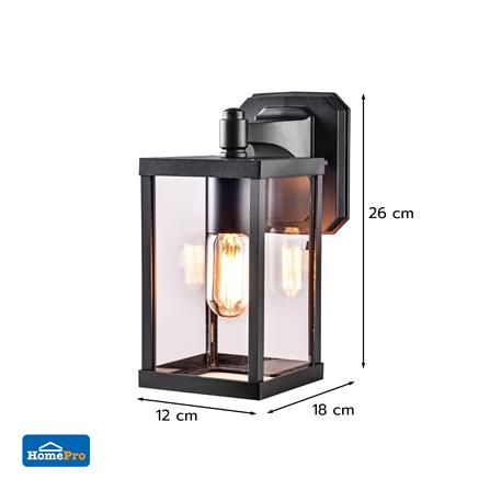 ไฟกิ่งนอก CARINI 1012W สีดำ_7