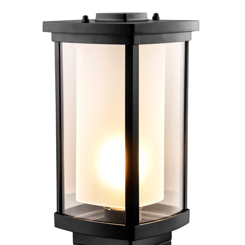 ไฟหัวเสา CARINI 908FS สีดำ