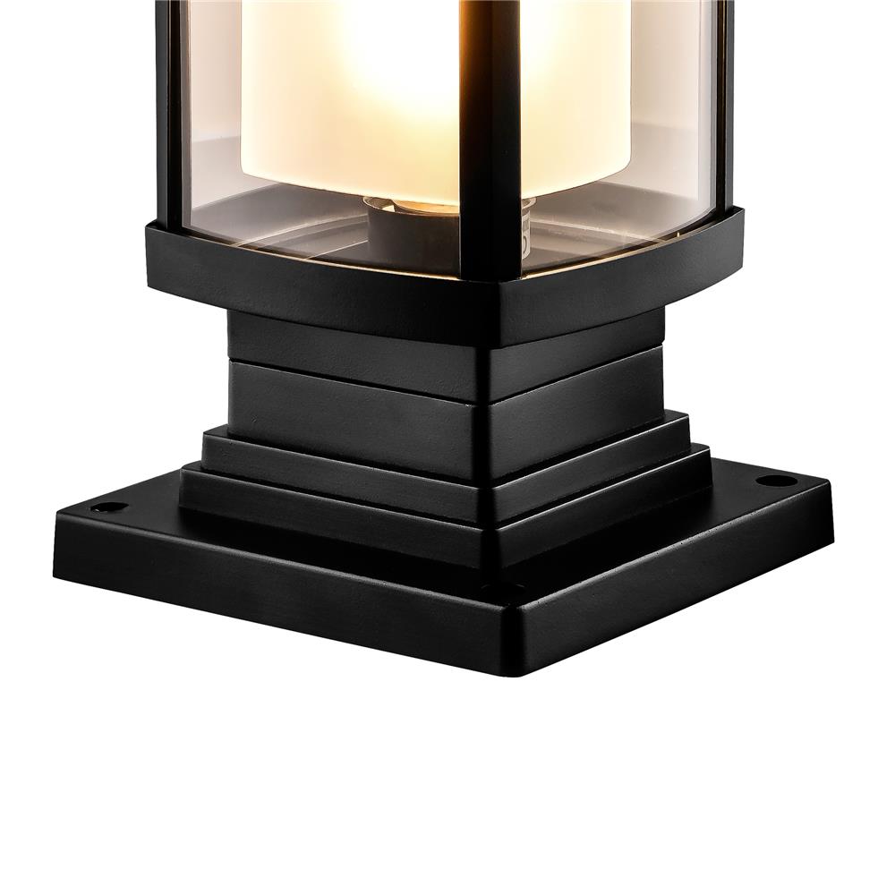 ไฟหัวเสา CARINI 908FS สีดำ