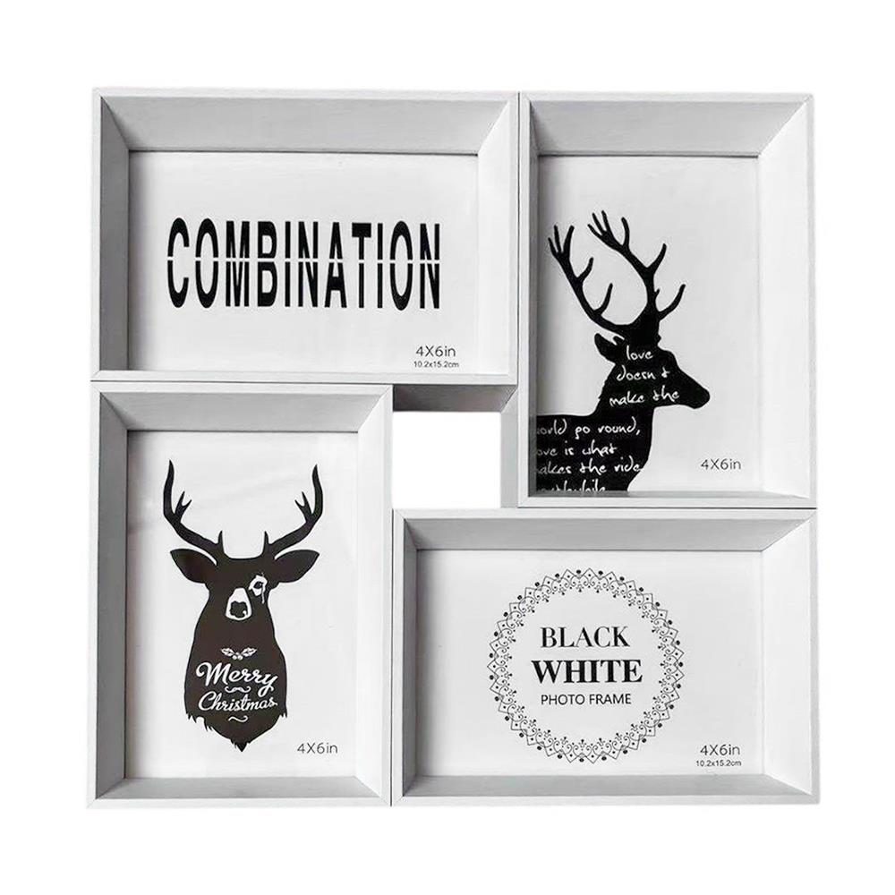 กรอบรูป 4 ช่อง SNAZZ DEER สีขาว