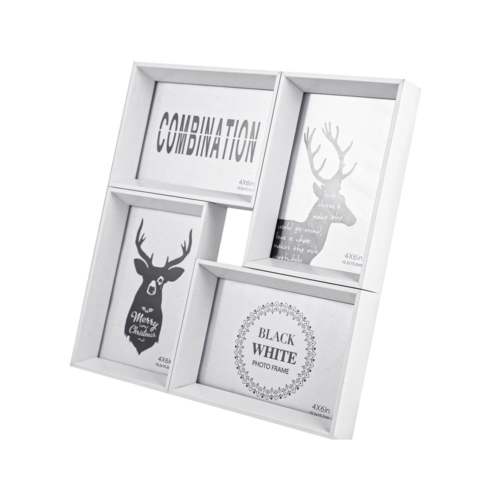 กรอบรูป 4 ช่อง SNAZZ DEER สีขาว