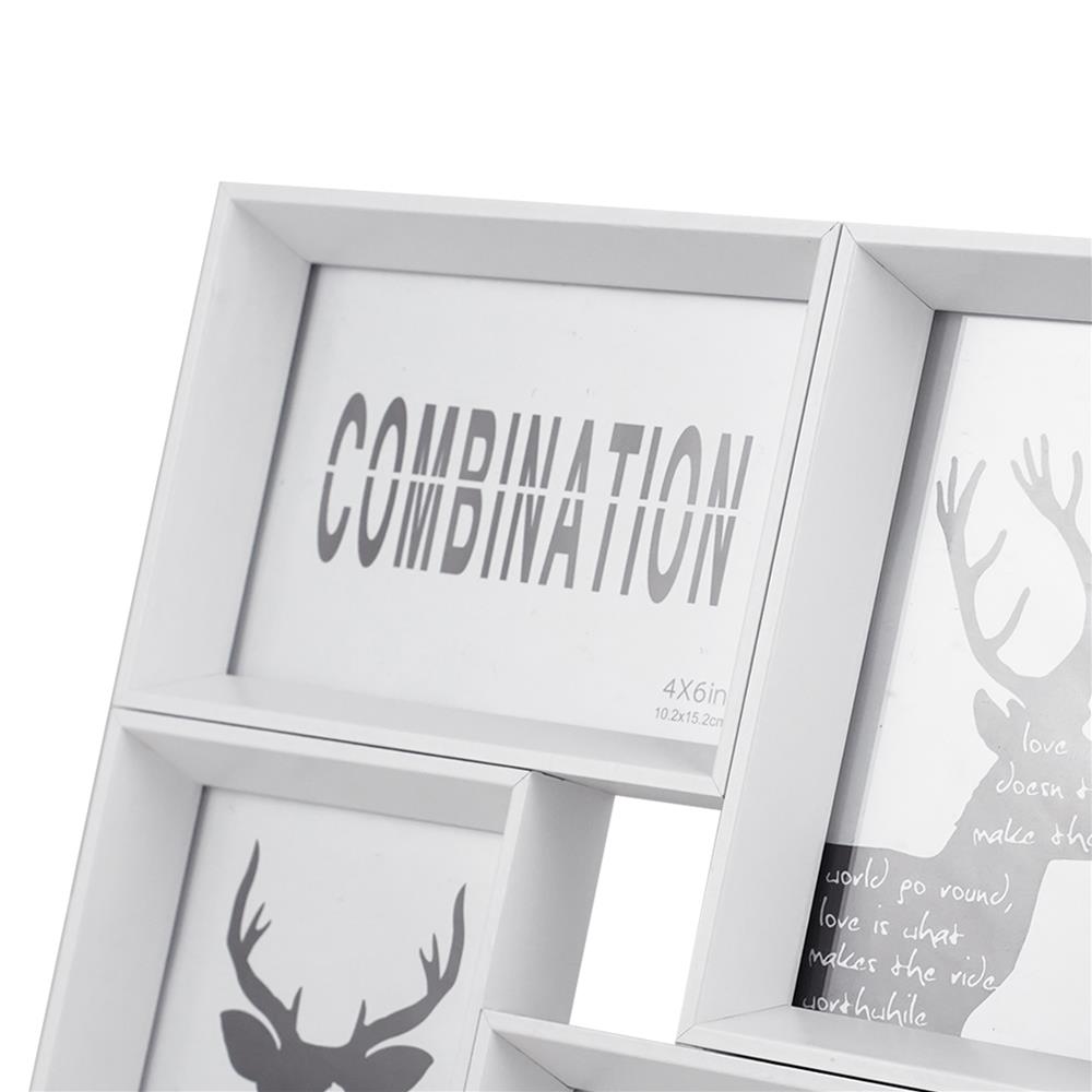 กรอบรูป 4 ช่อง SNAZZ DEER สีขาว