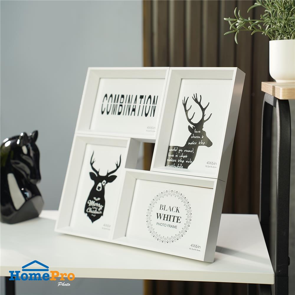 กรอบรูป 4 ช่อง SNAZZ DEER สีขาว