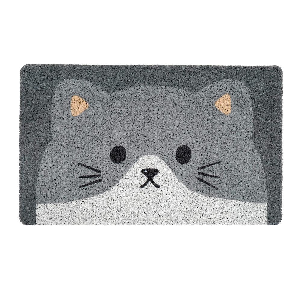 พรมเช็ดเท้าดักฝุ่น SNAZZ BRITISH 45x75 ซม. สีเทา