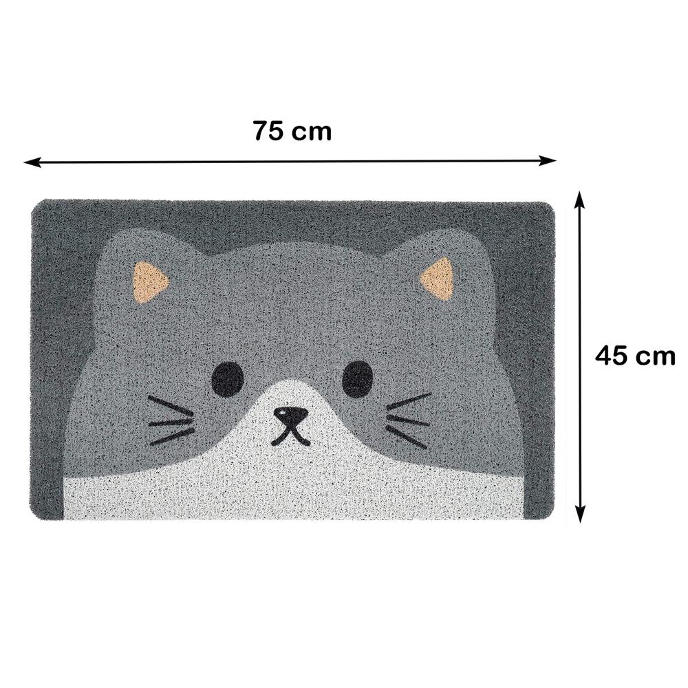 พรมเช็ดเท้าดักฝุ่น SNAZZ BRITISH 45x75 ซม. สีเทา