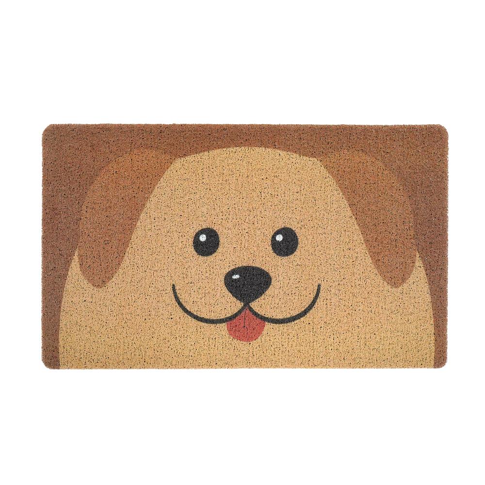 พรมเช็ดเท้าดักฝุ่น SNAZZ GOLDEN 45x75 ซม. สีน้ำตาล