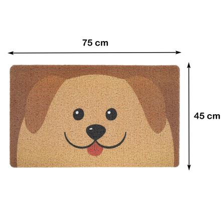 พรมเช็ดเท้าดักฝุ่น SNAZZ GOLDEN 45x75 ซม. สีน้ำตาล_6